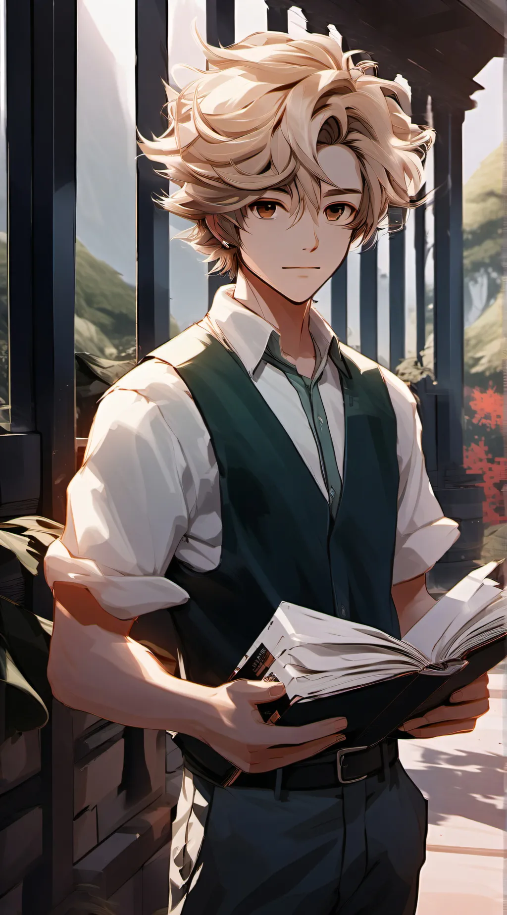 ai character: Kazuki background