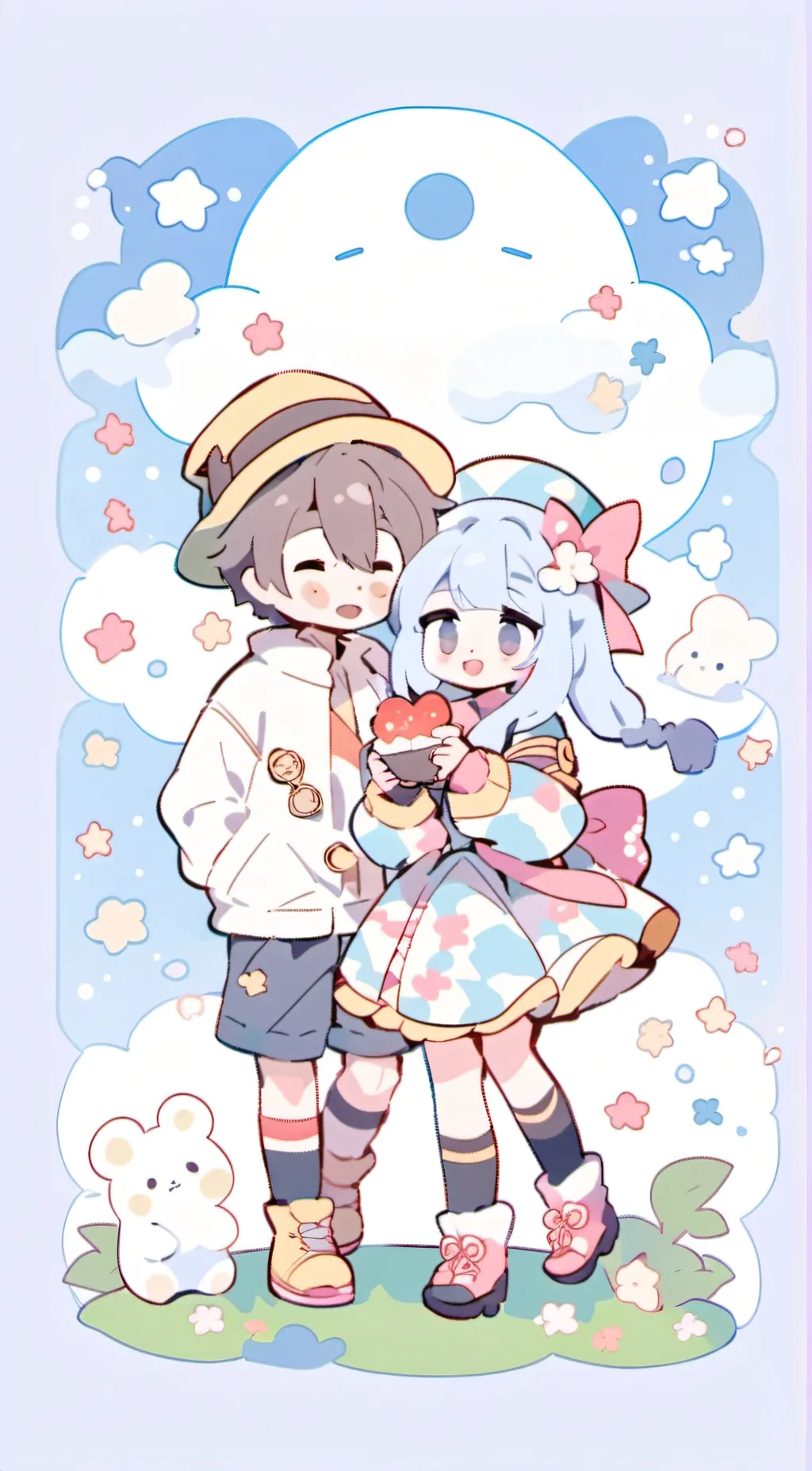 ai character: Claire x Engel! background