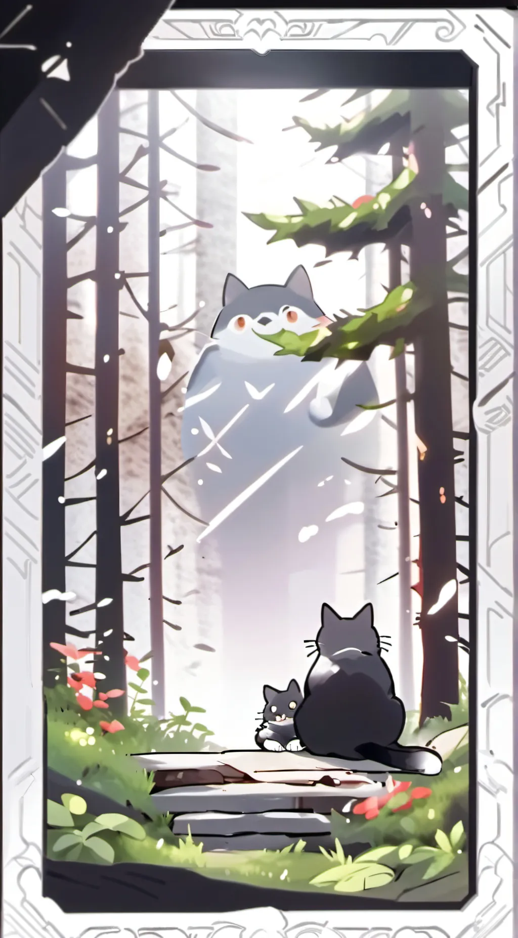 ai character: fat cat background