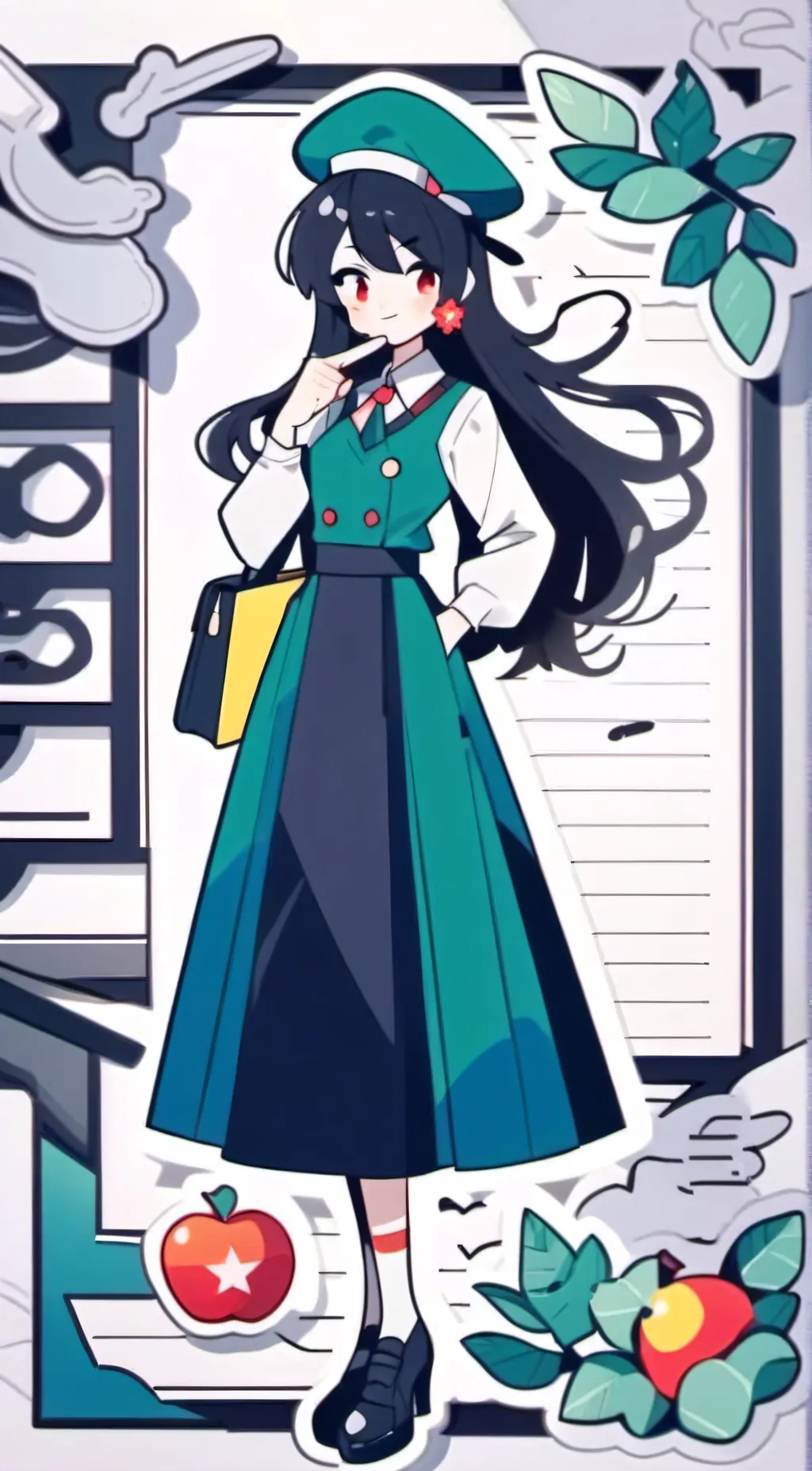 ai character: Miss Sasha  background