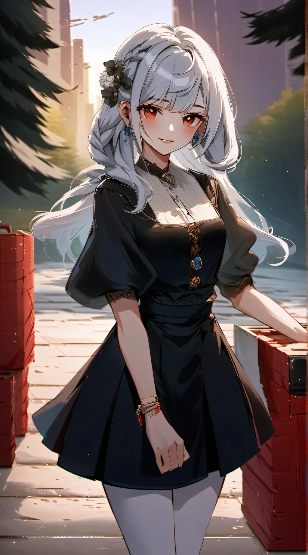 ai character: Ellie  background