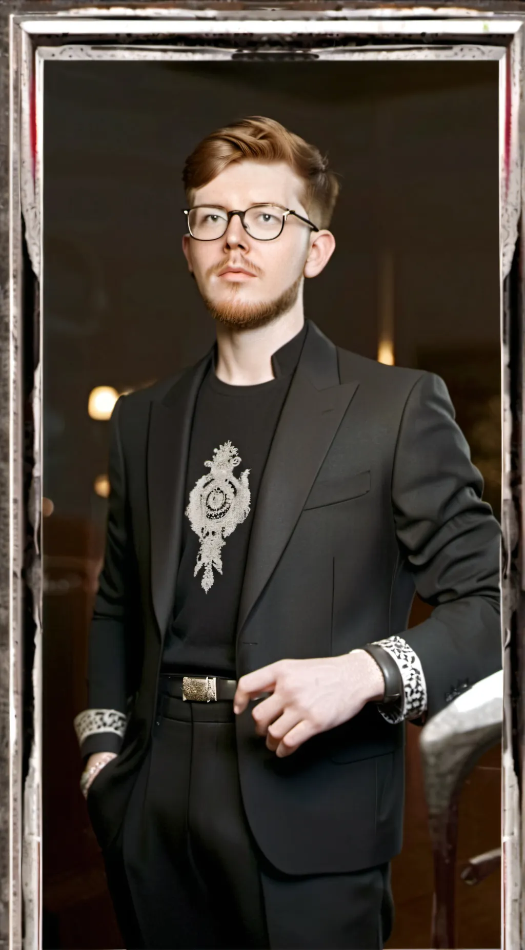 ai character:  👑technoblade👑 background