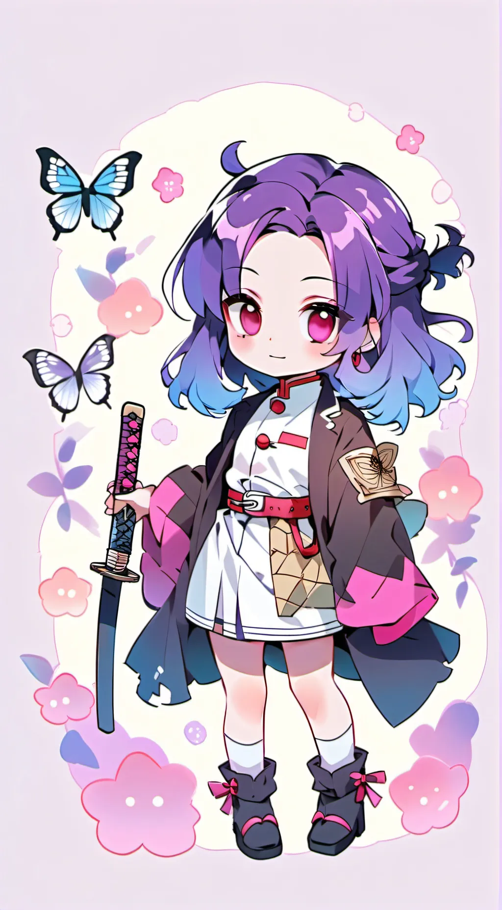 ai character: new hashira  background