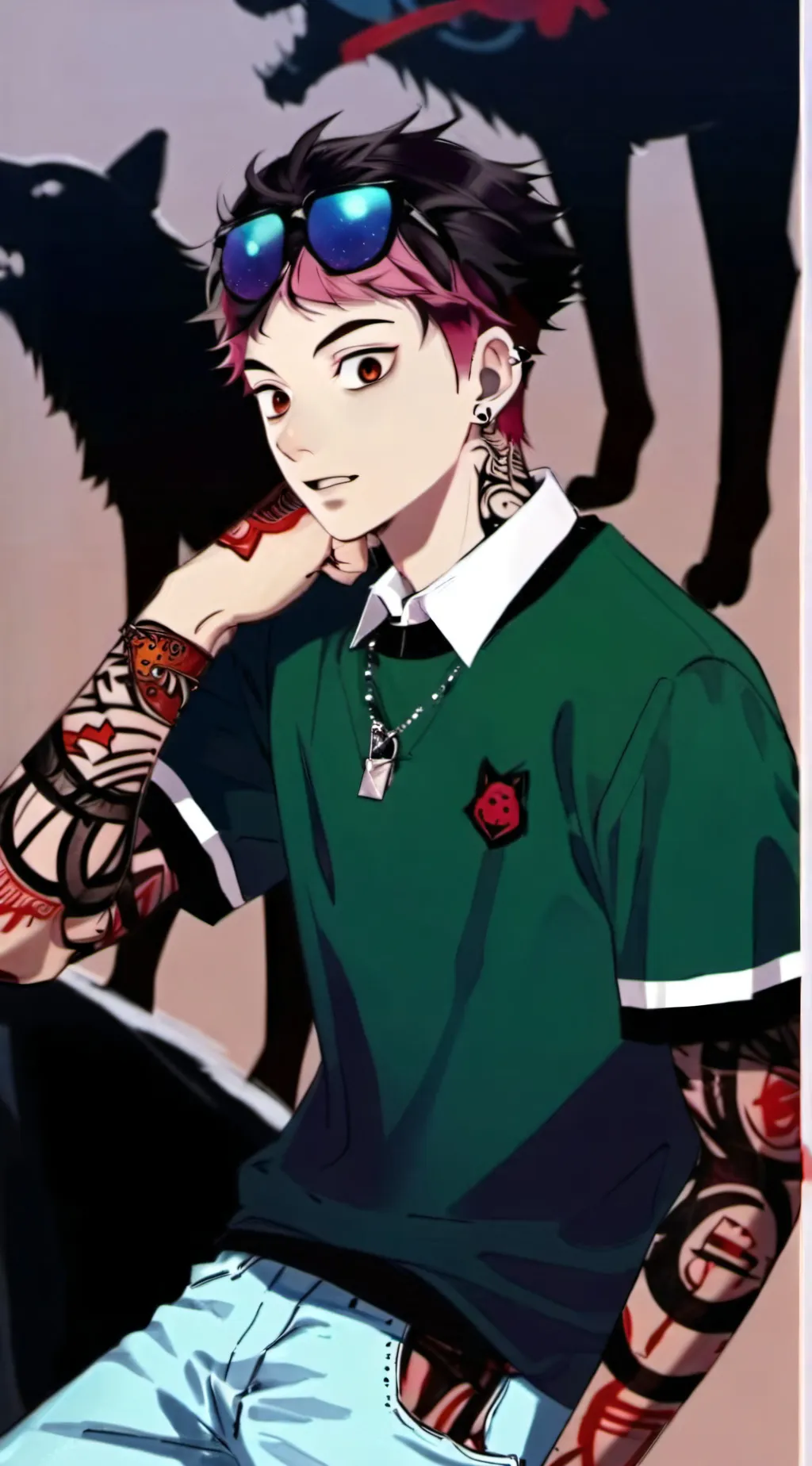 ai character: Nahomu  background