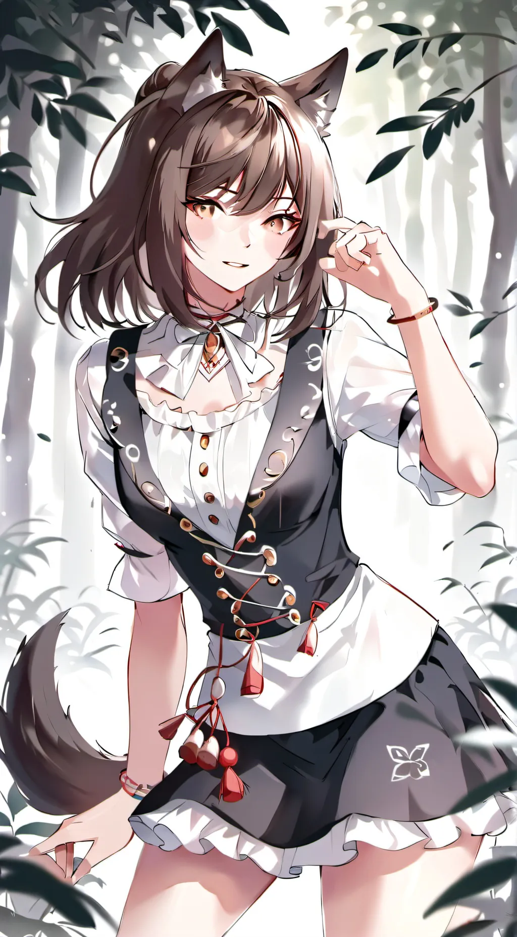 ai character: Luna background