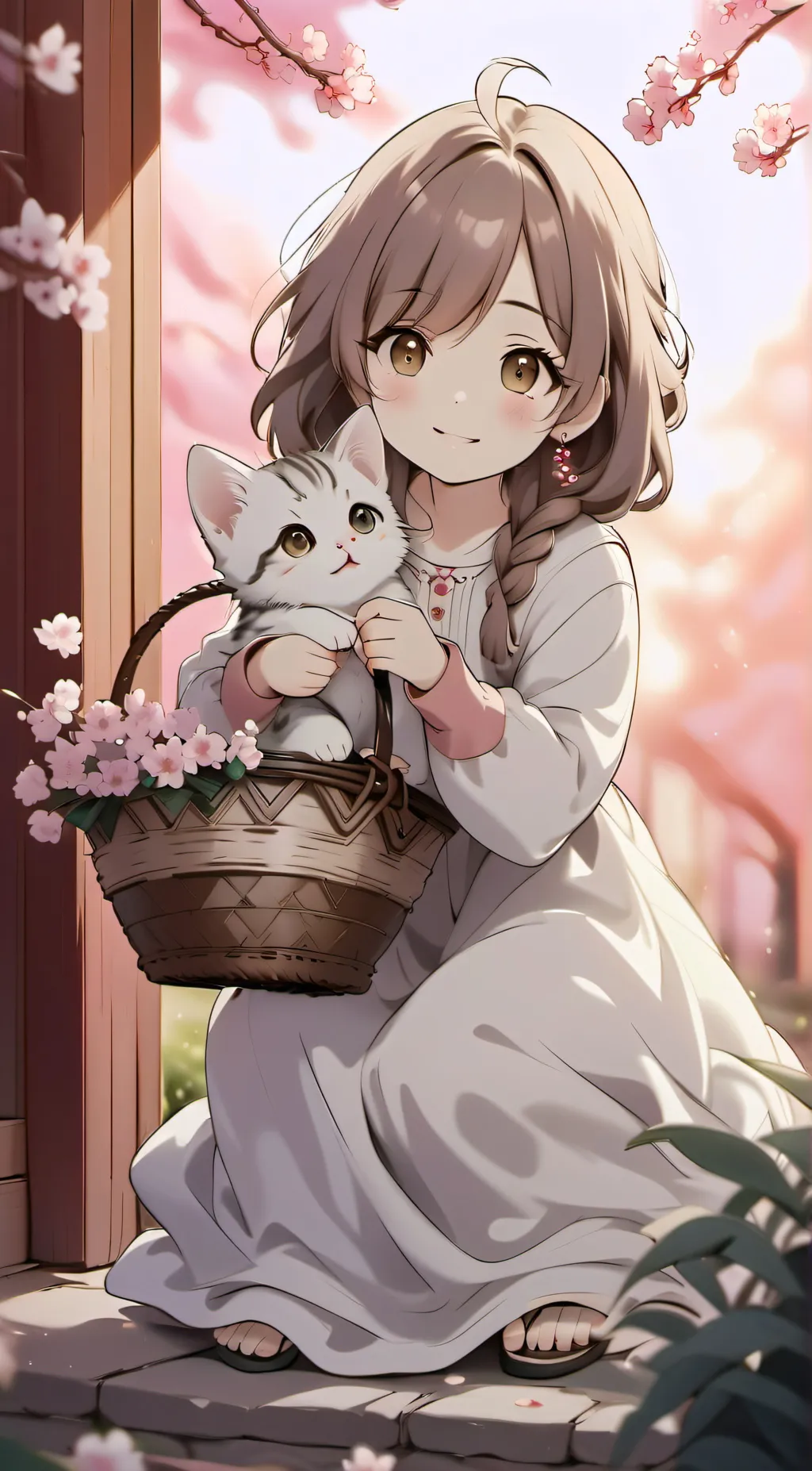 ai character: Adoption story background