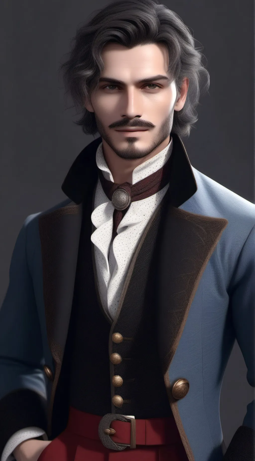 ai character: caption Jack background