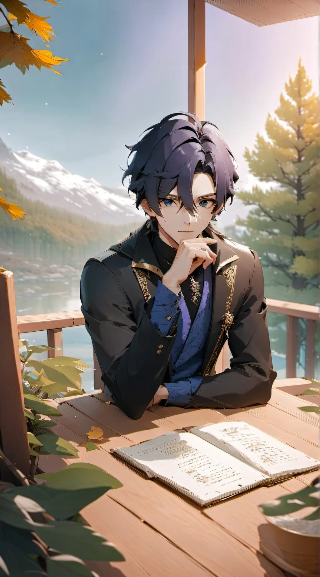 ai character: Theodore  background