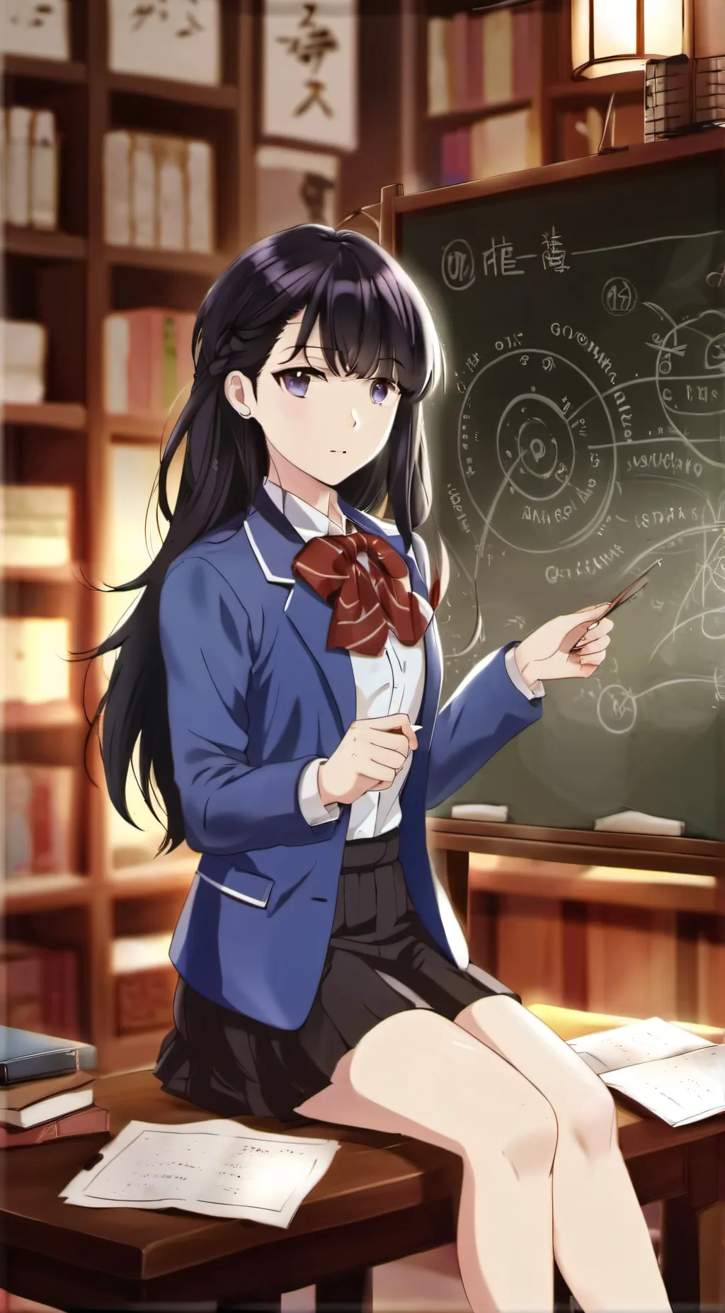 ai character: komi background