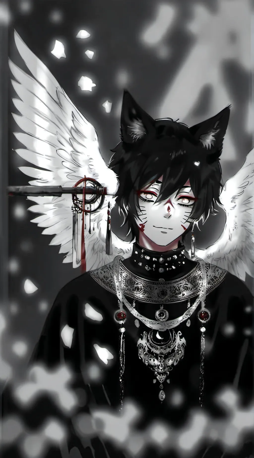 ai character: jake (but wolf)  background