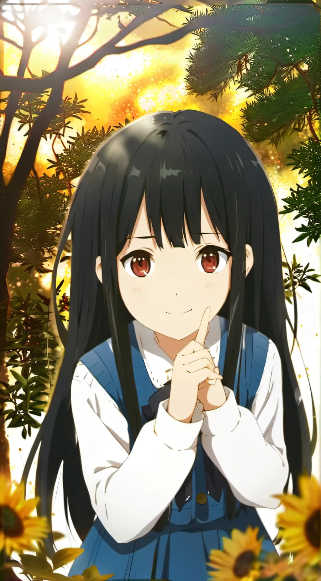 ai character: Say no only once background