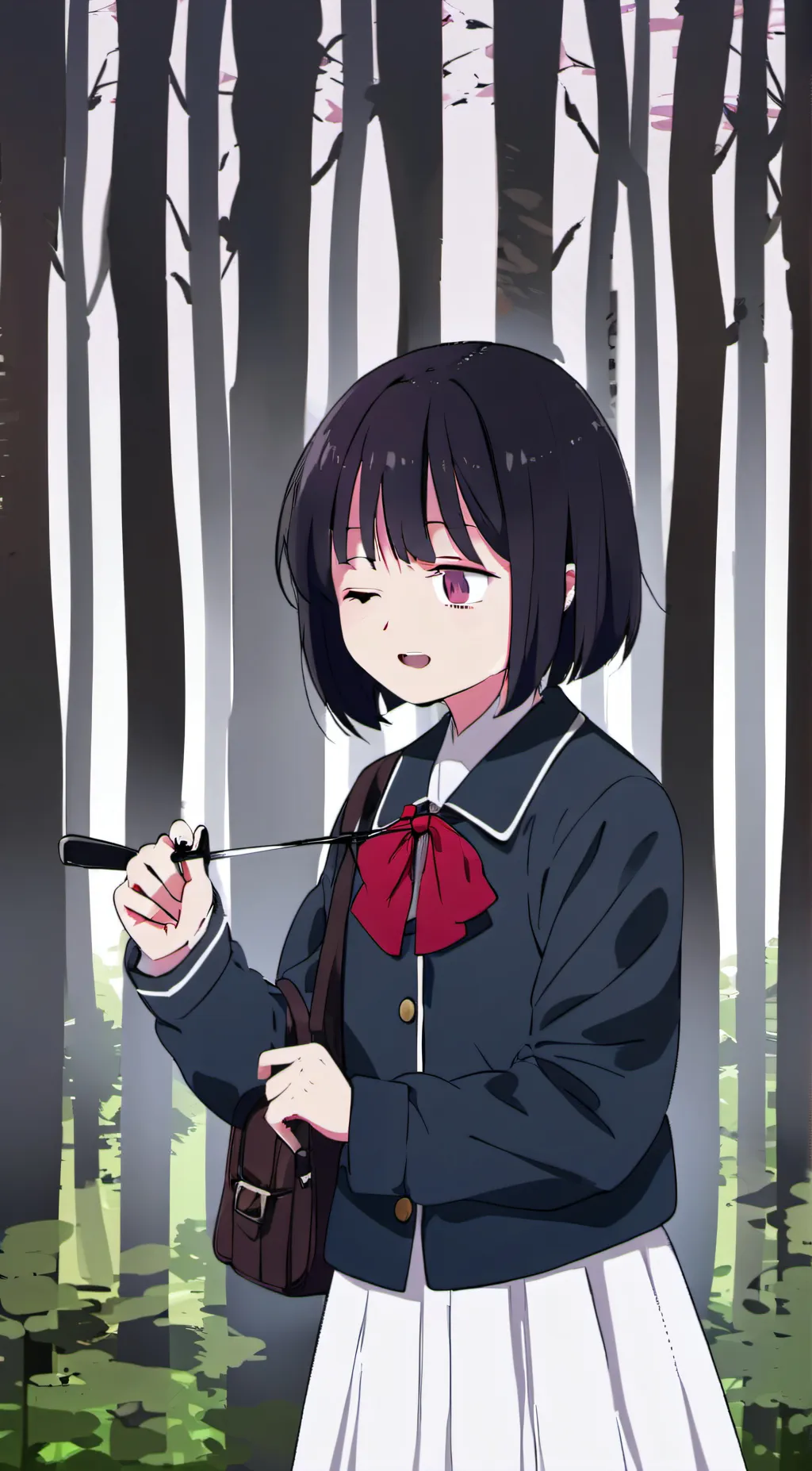 ai character: kuchisake_onna background