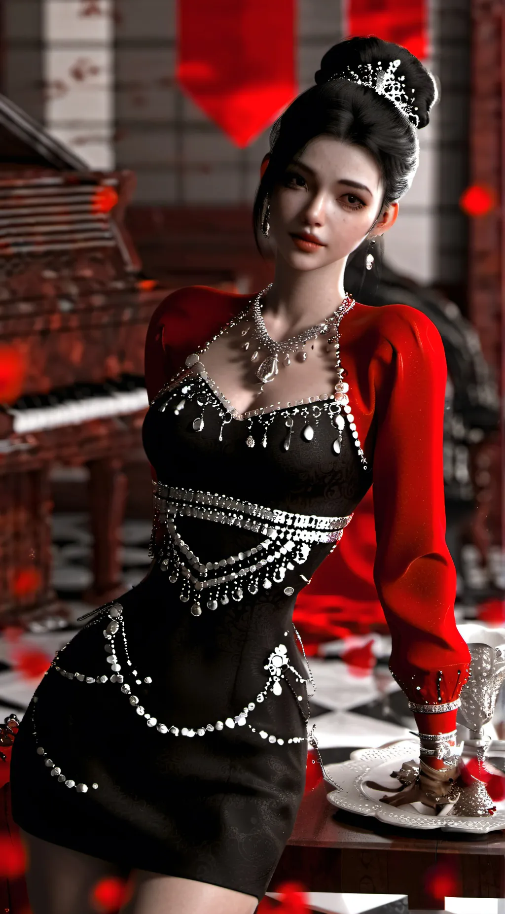 ai character: Alexa  background