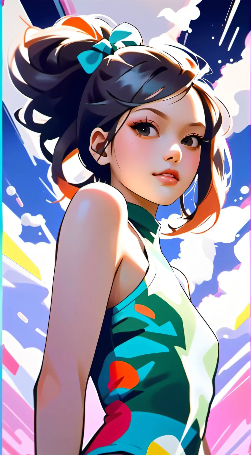 ai character: Mayfe  background