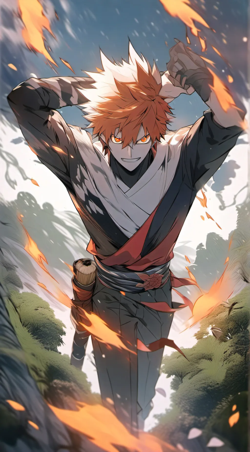 ai character: Bleach AU background