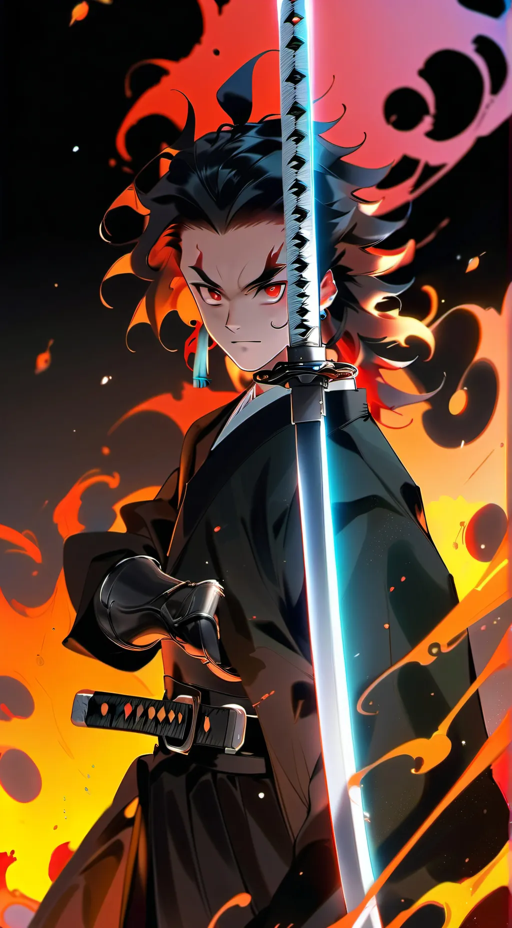 ai character: Roku (Roe-q) background