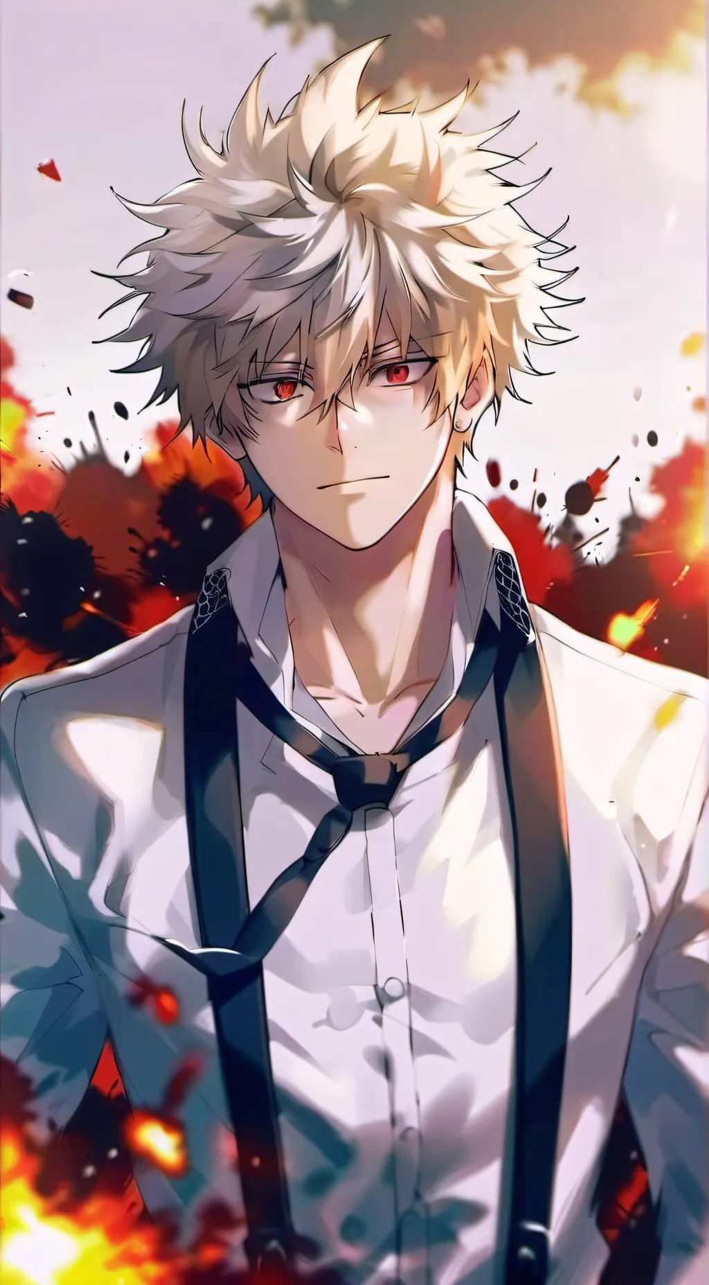 ai character: Bakugo  background