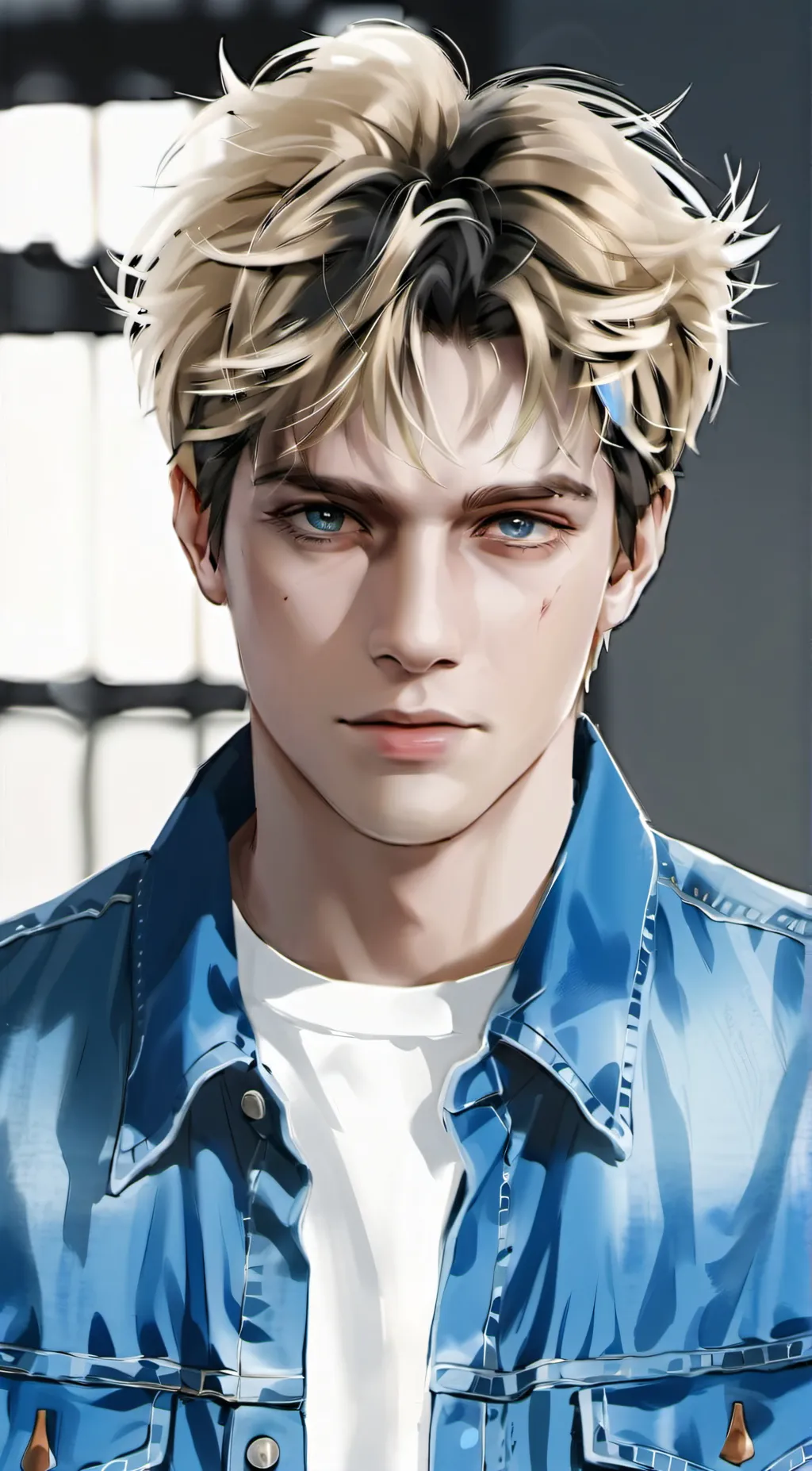 ai character: Tom Odell  background