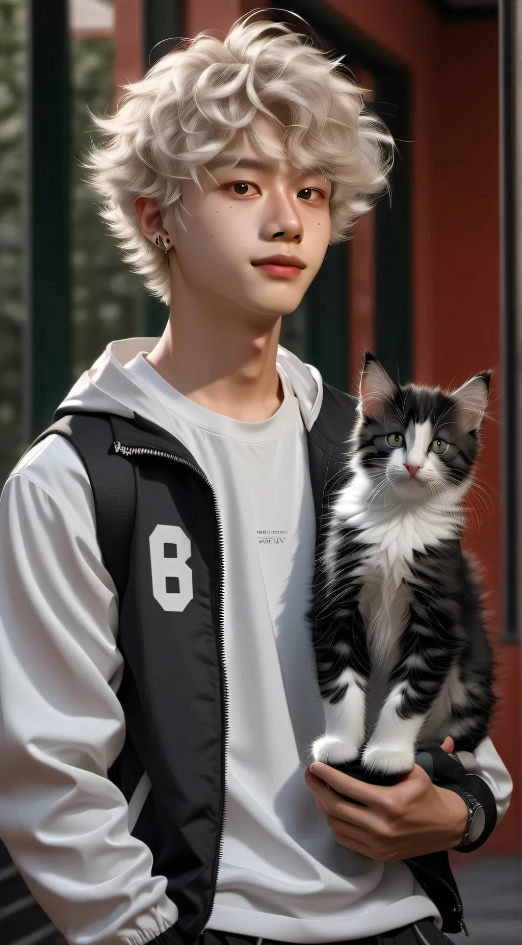 ai character: Theo background