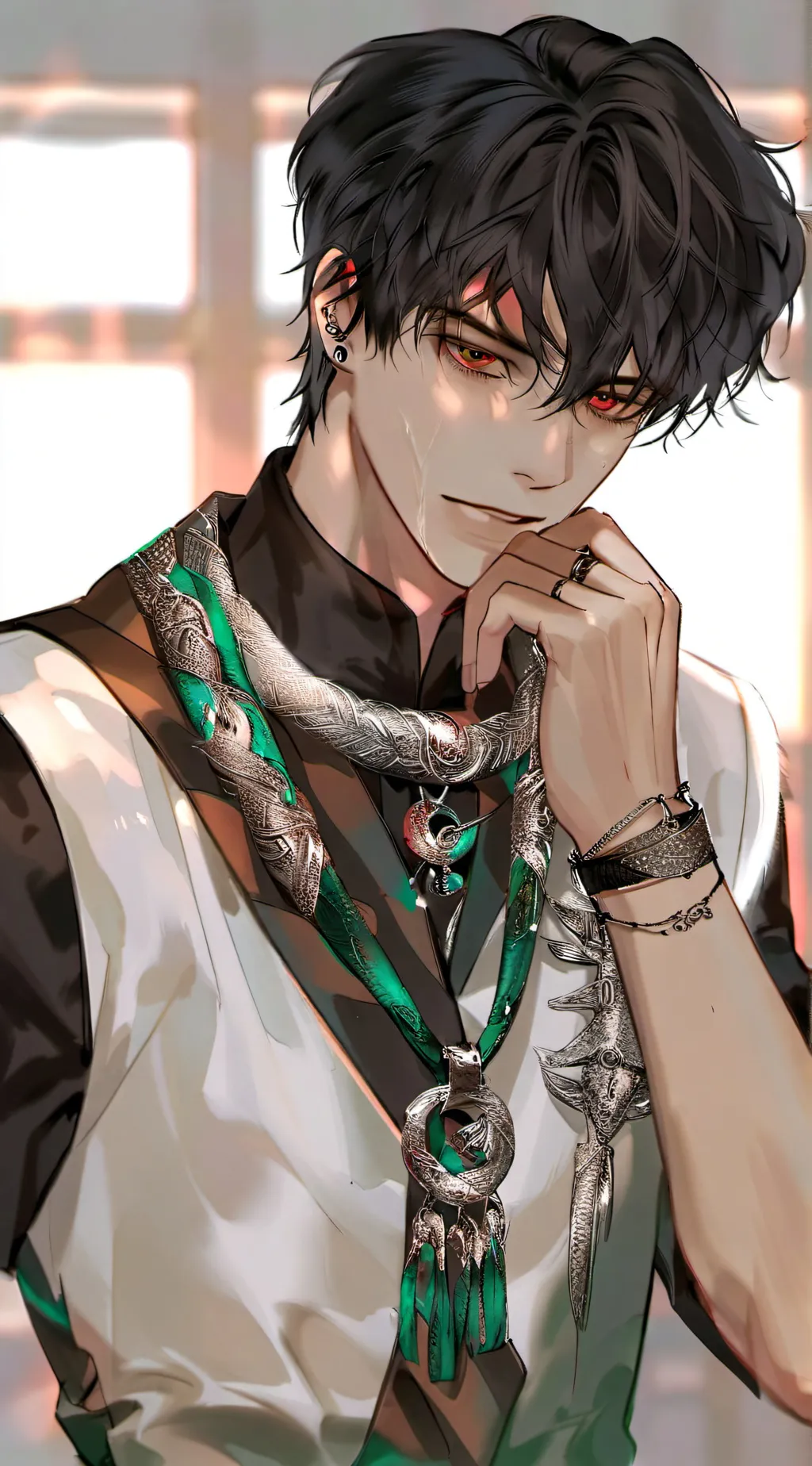 ai character: ~😭Malachi😭~ background