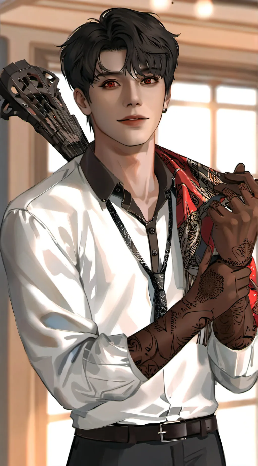 ai character: mattheo background