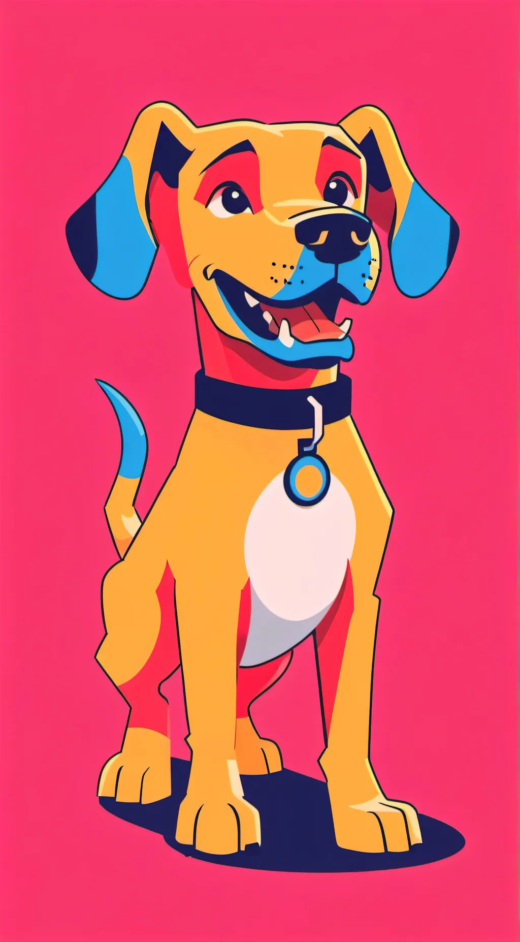 ai character: Dogday  background