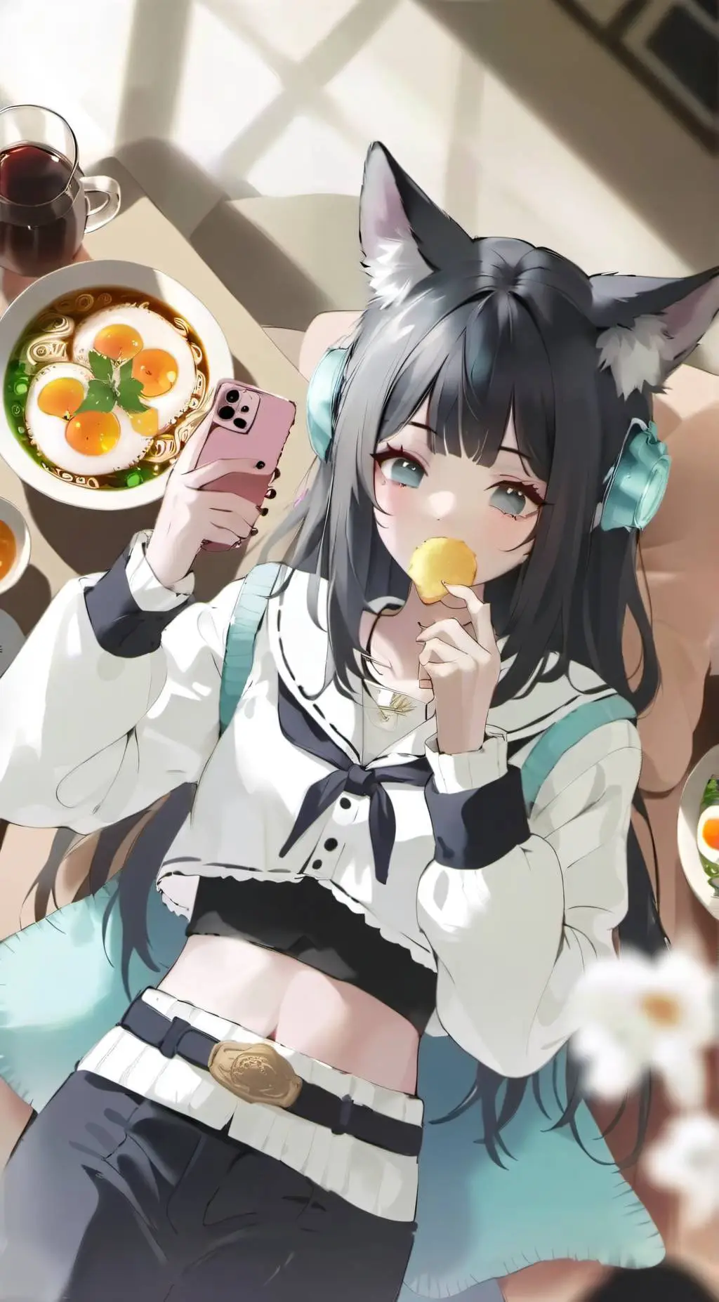 ai character: •🌸•Silver•🌸• (MHA) background