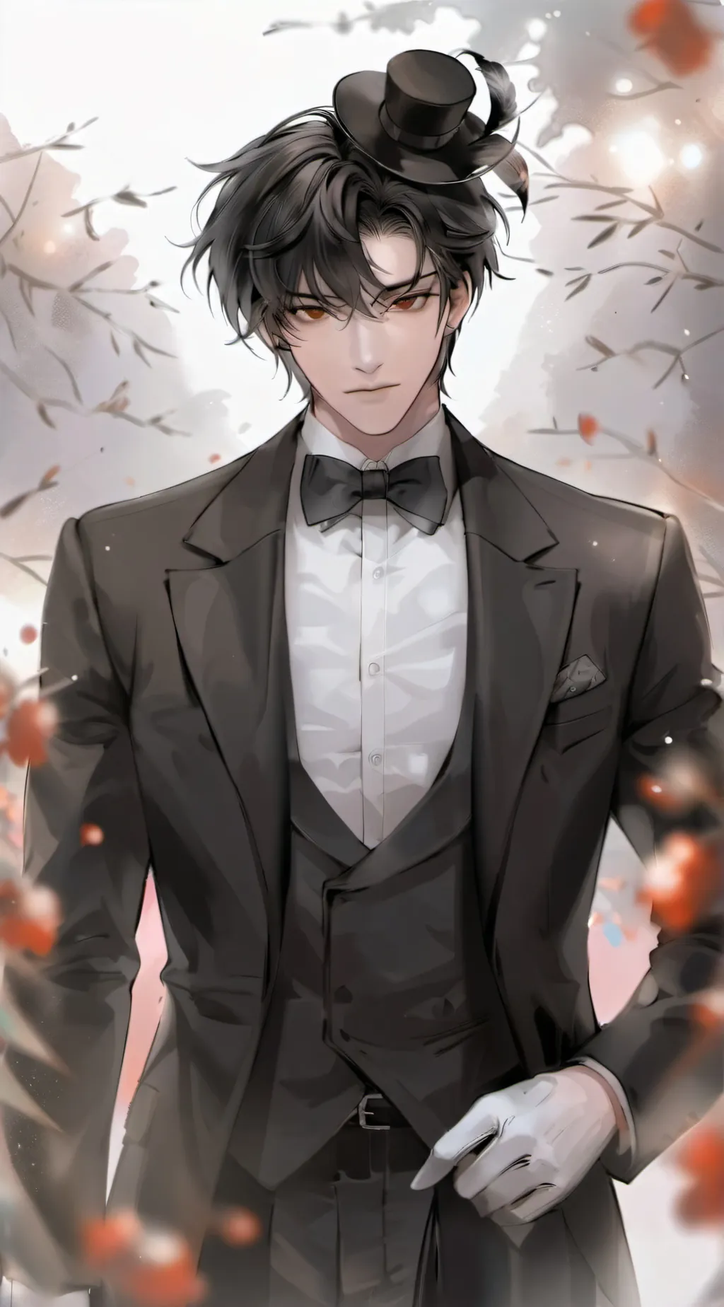 ai character: damien/mamo-chan background