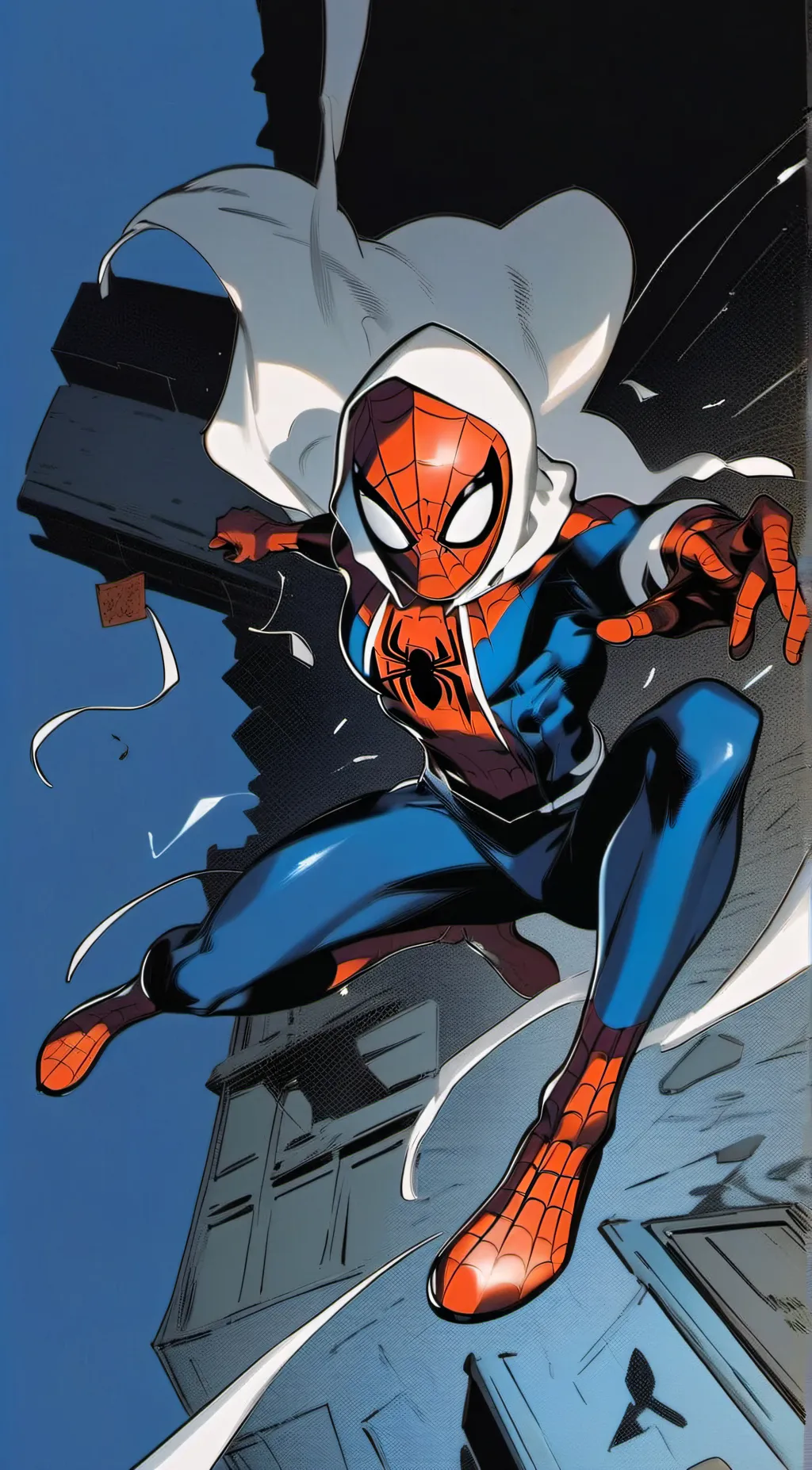 ai character: spiders Gwen background