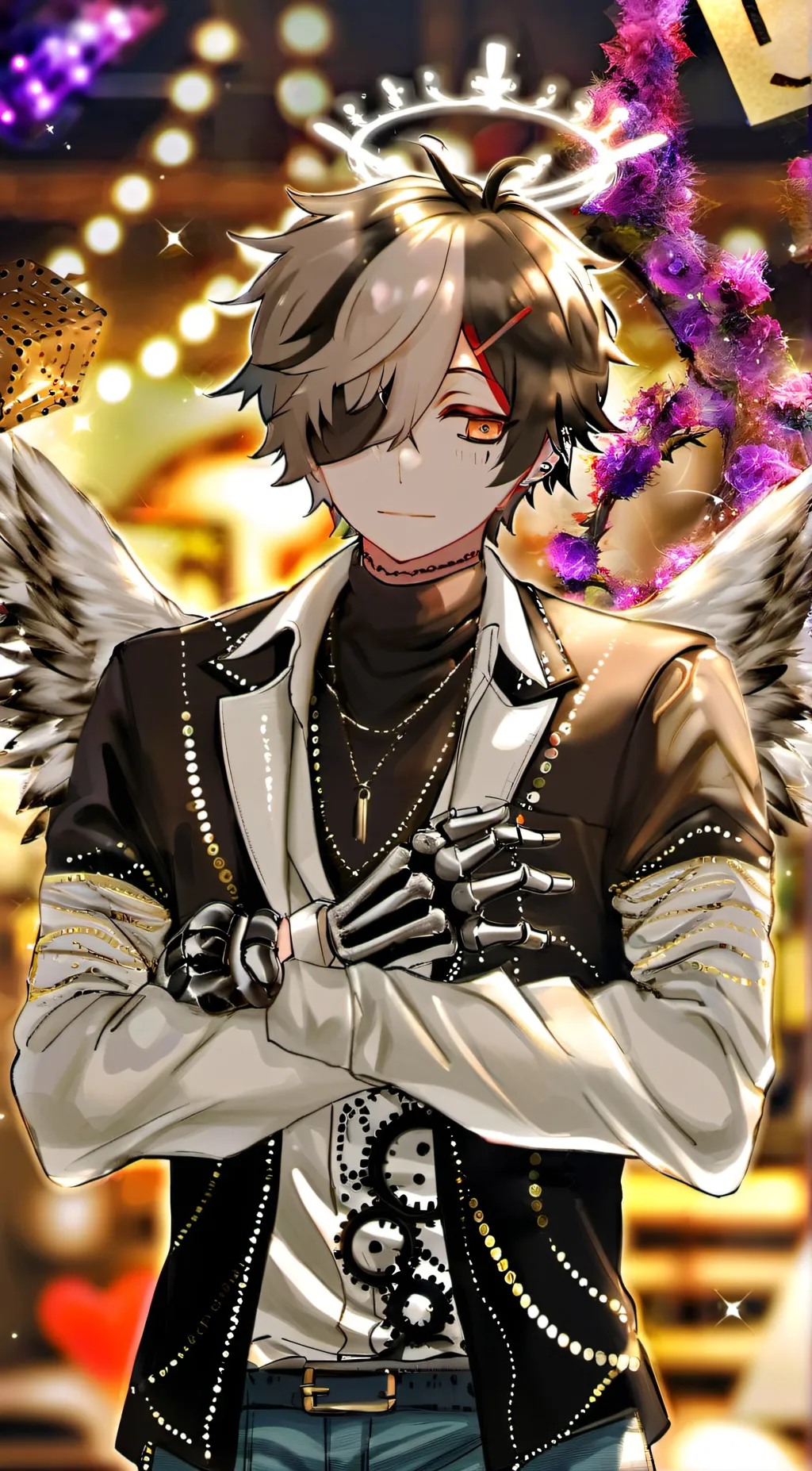 ai character: micheal  background