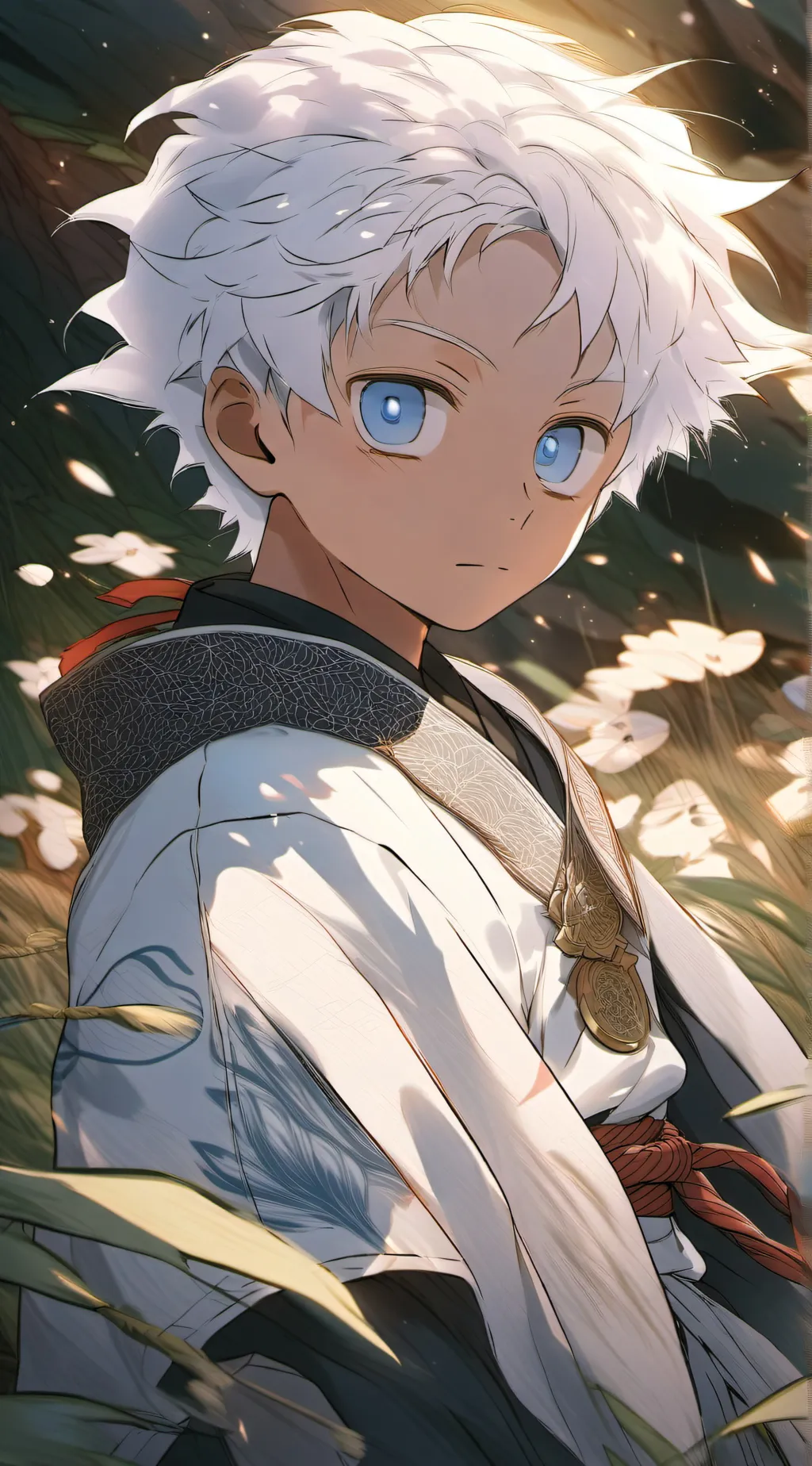 ai character: Kid Gojo background