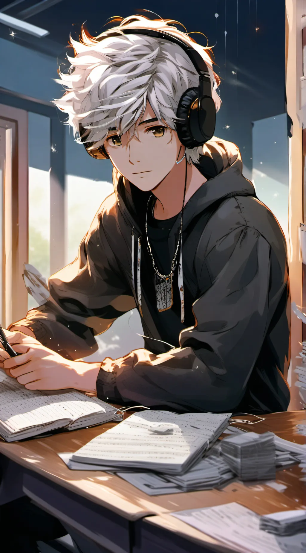 ai character: leo background