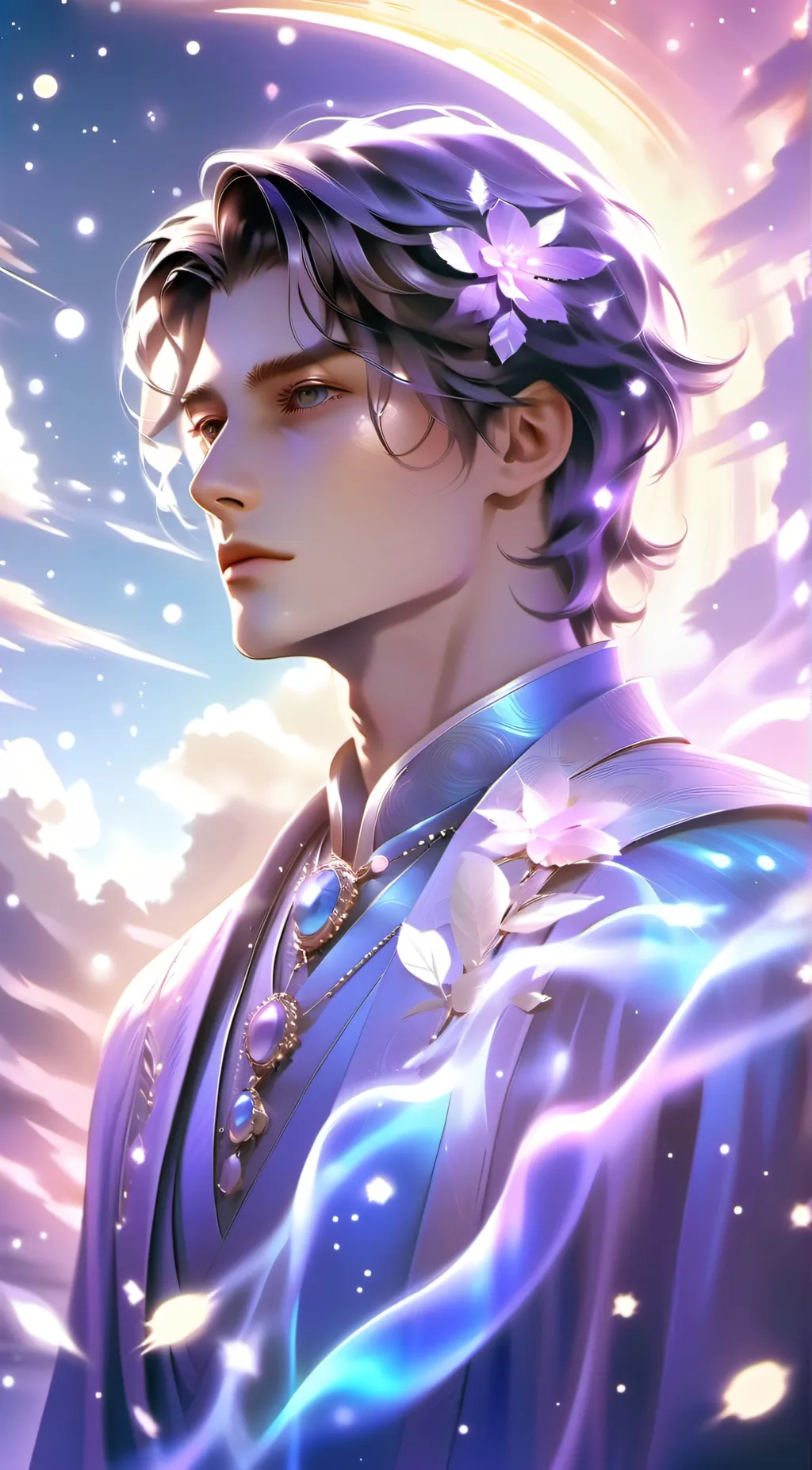 ai character: Mannek Kown  background