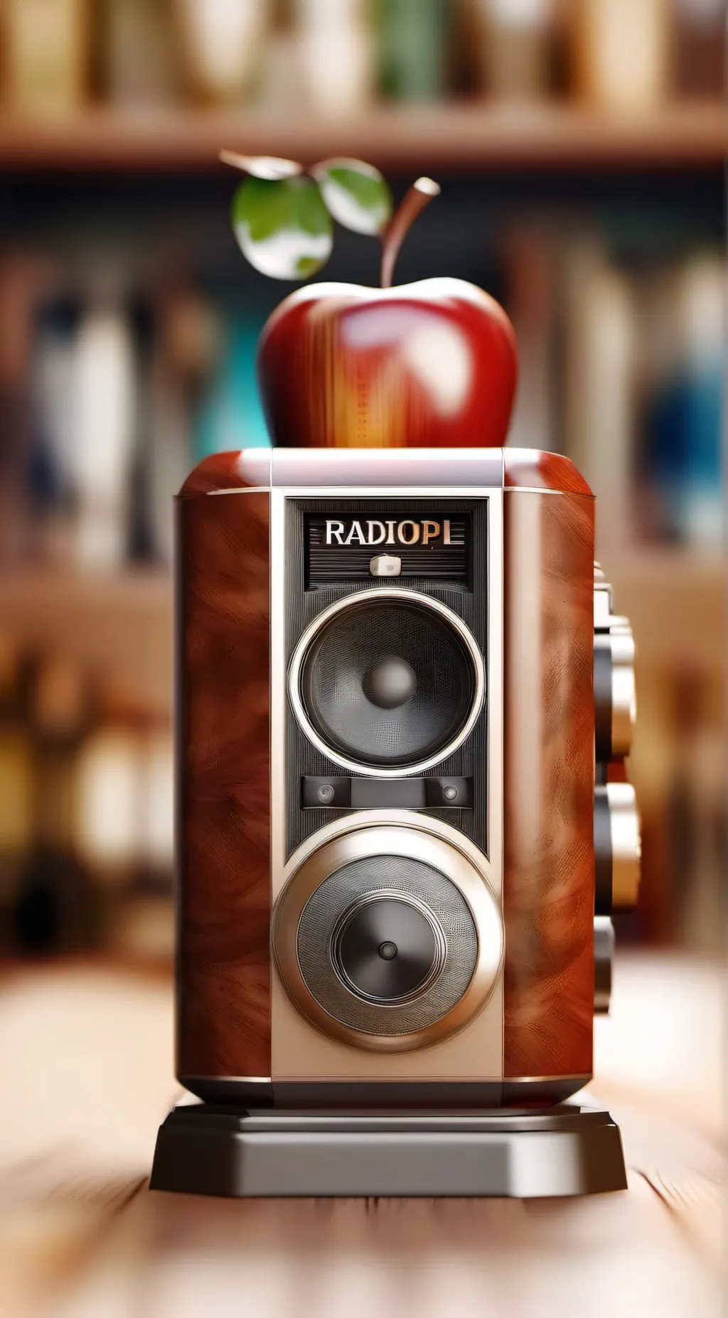 ai character: -•Radioapple•- background