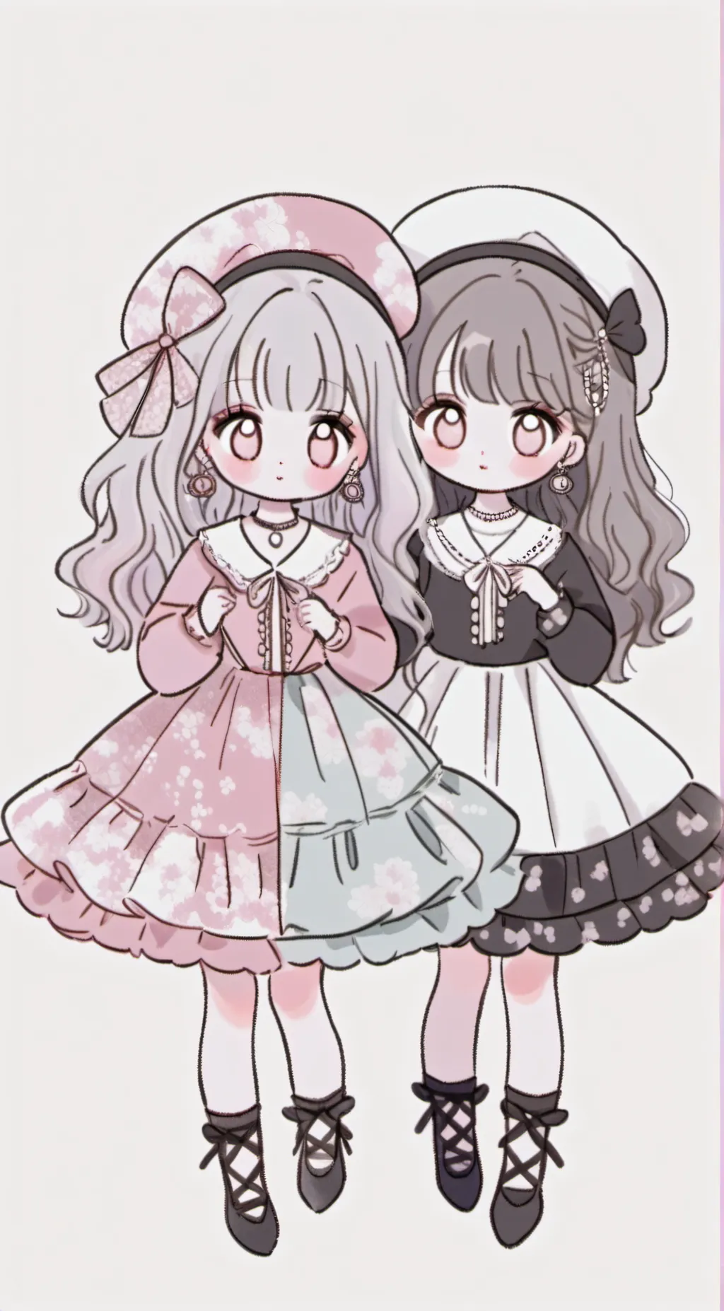 ai character: Baby Lily & Stella background