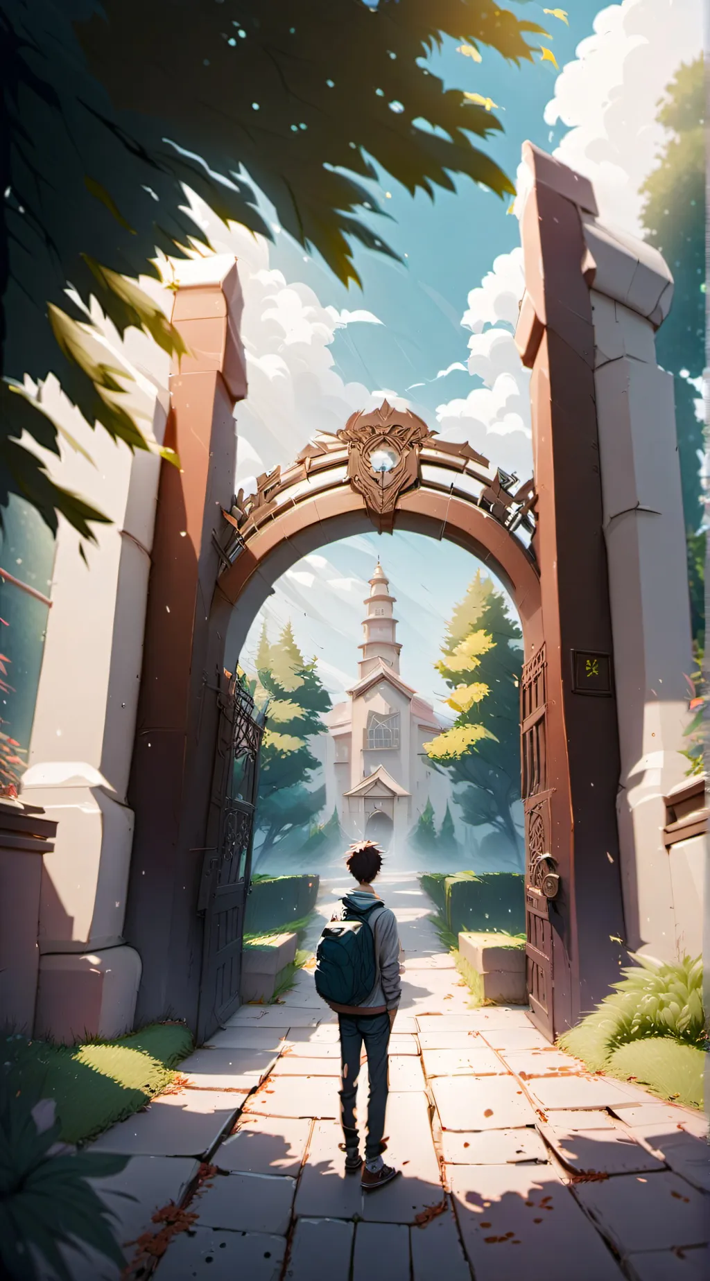 ai character: Terria Hero High background