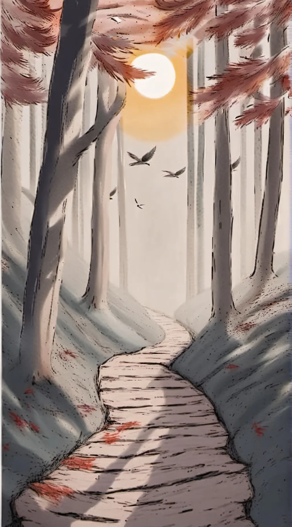 ai character: hazbin camping  background