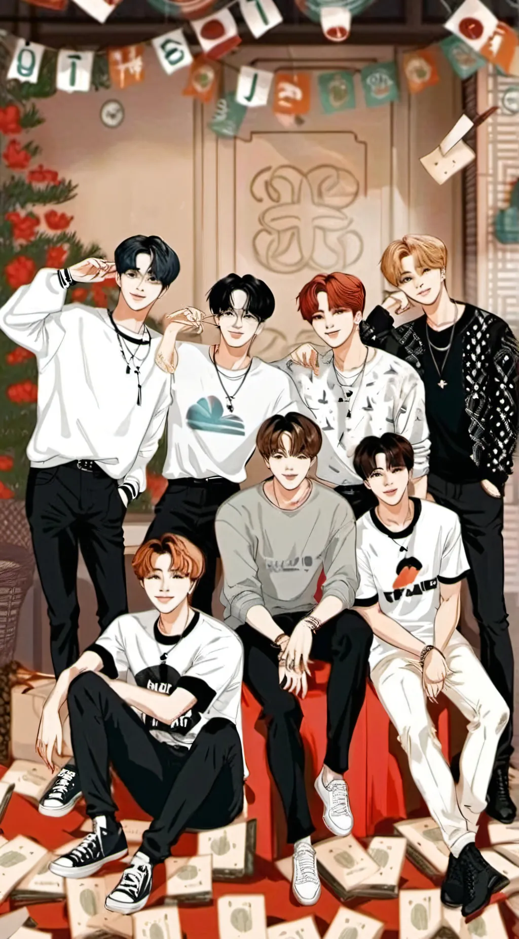 ai character: BTS background