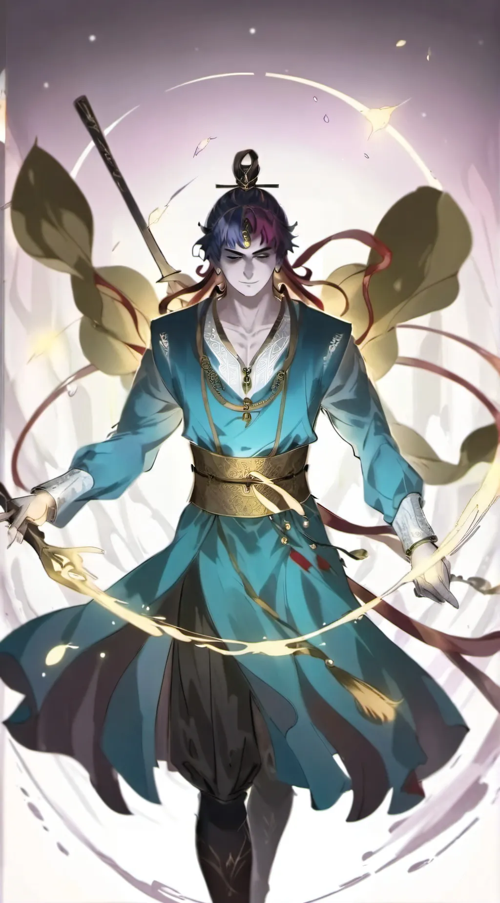 ai character: demon slayer background