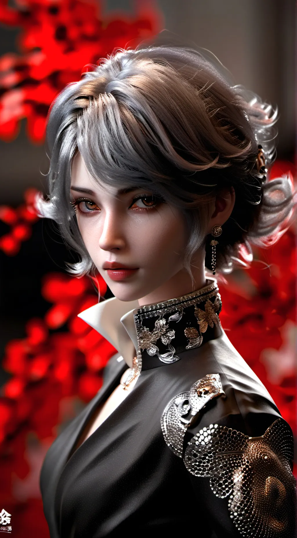 ai character: vampire girl background