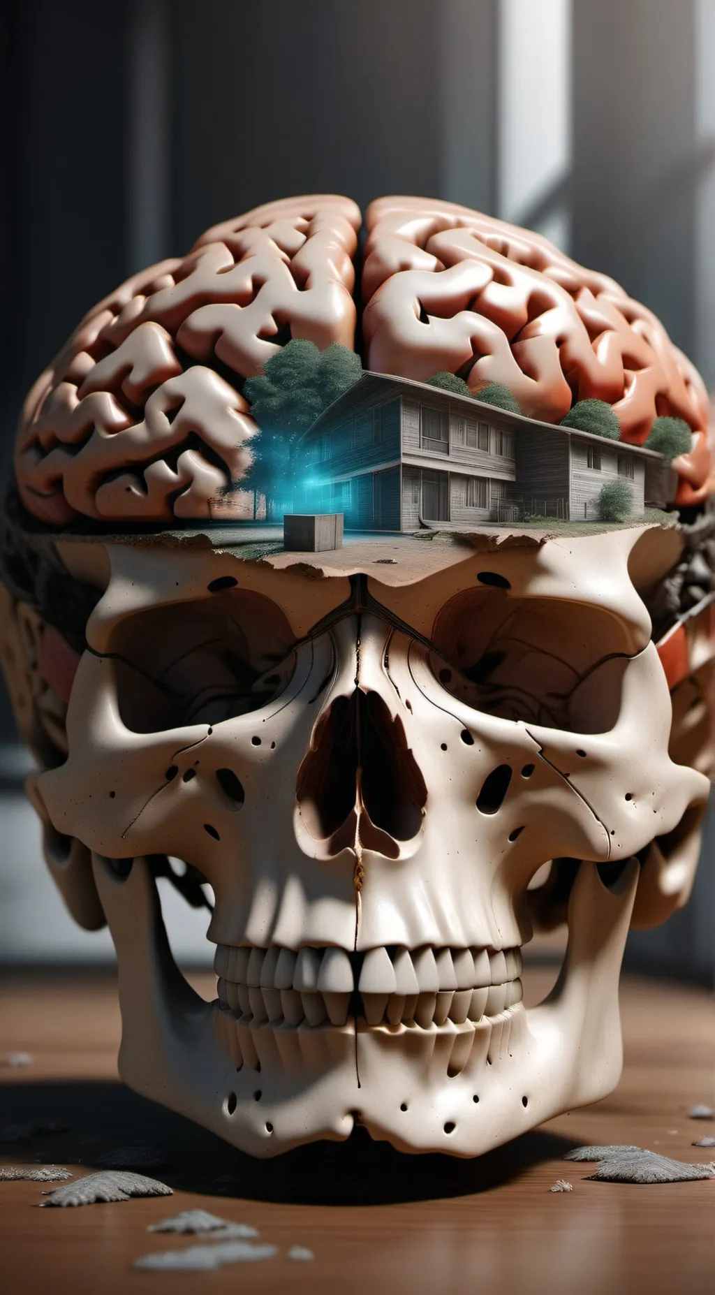 ai character: Brain Rot Thoughts background