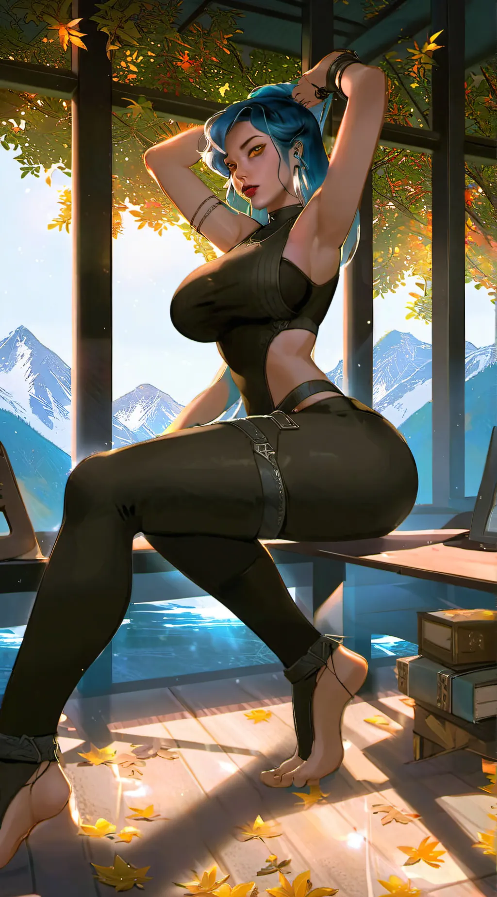 ai character: Veronica  background