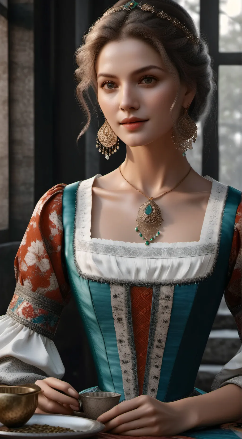 ai character: Mindless android  background