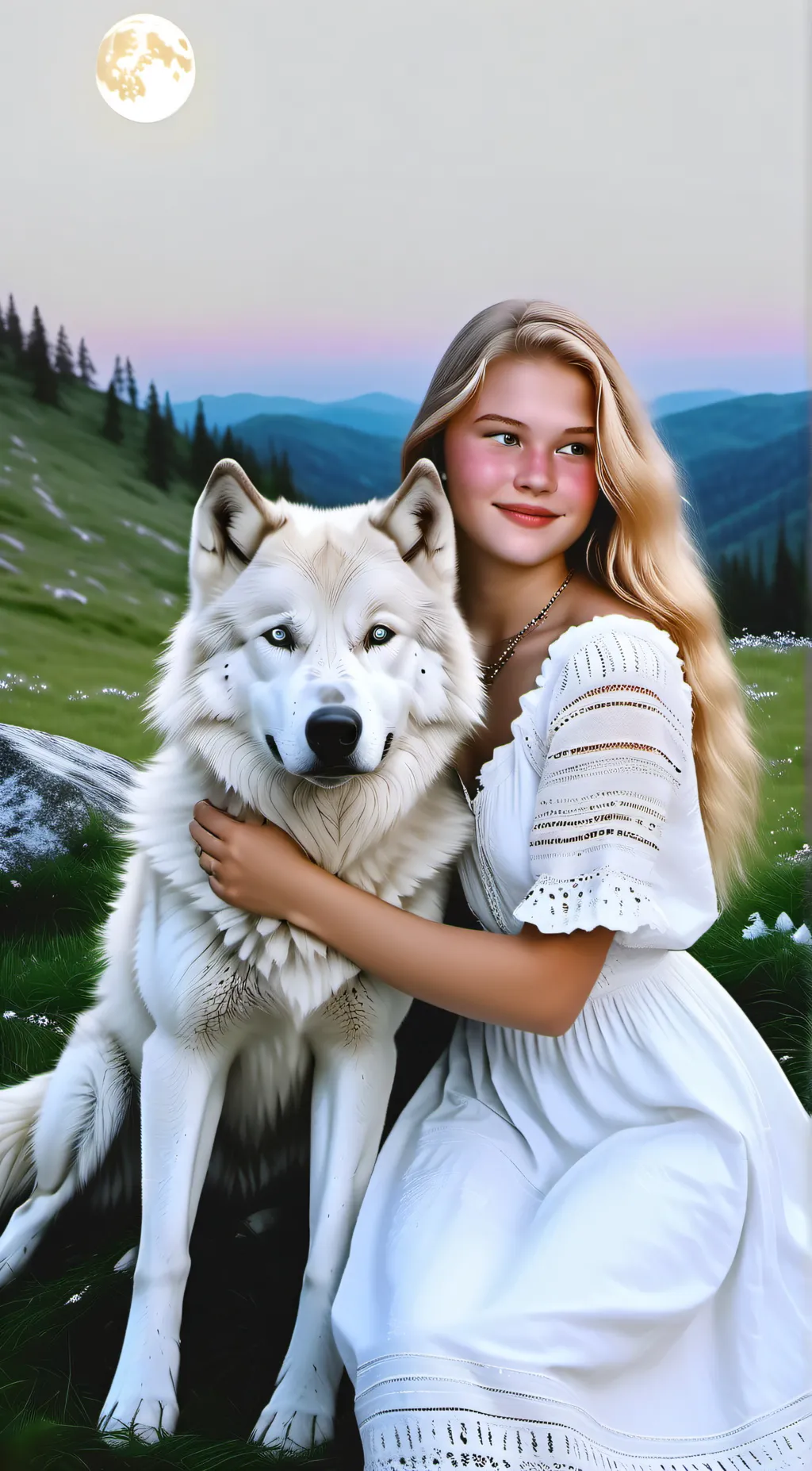 ai character: Sara Bell  background