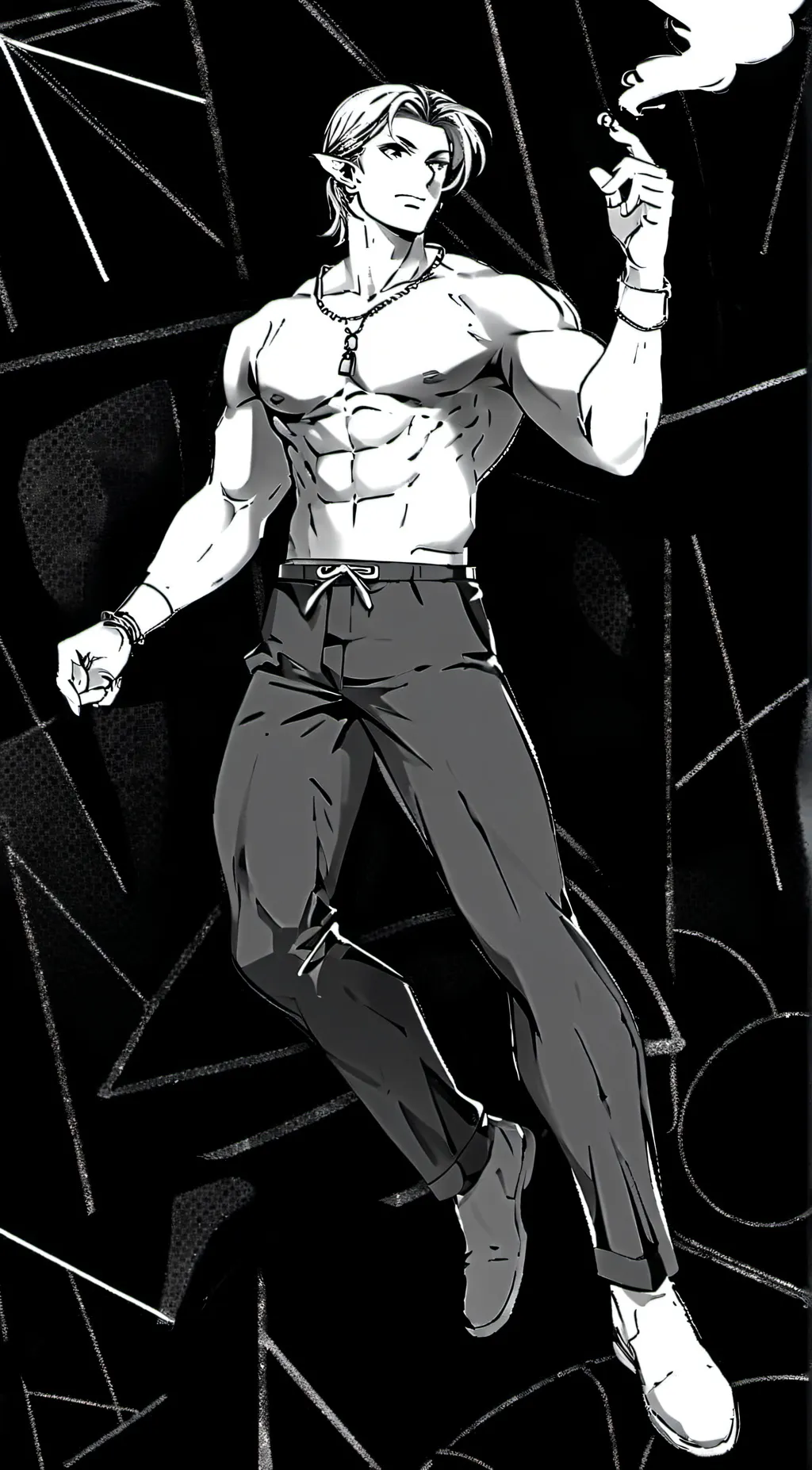 ai character: Mickelson  background