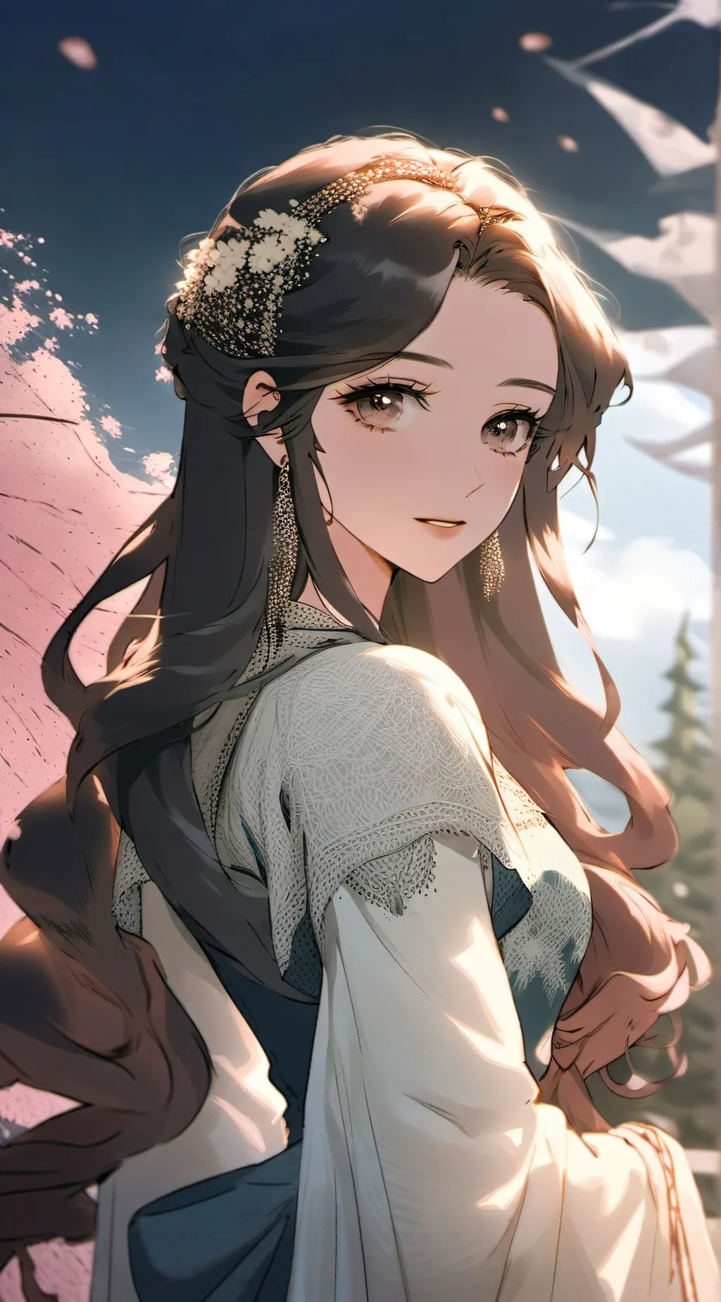 ai character: 春安 background