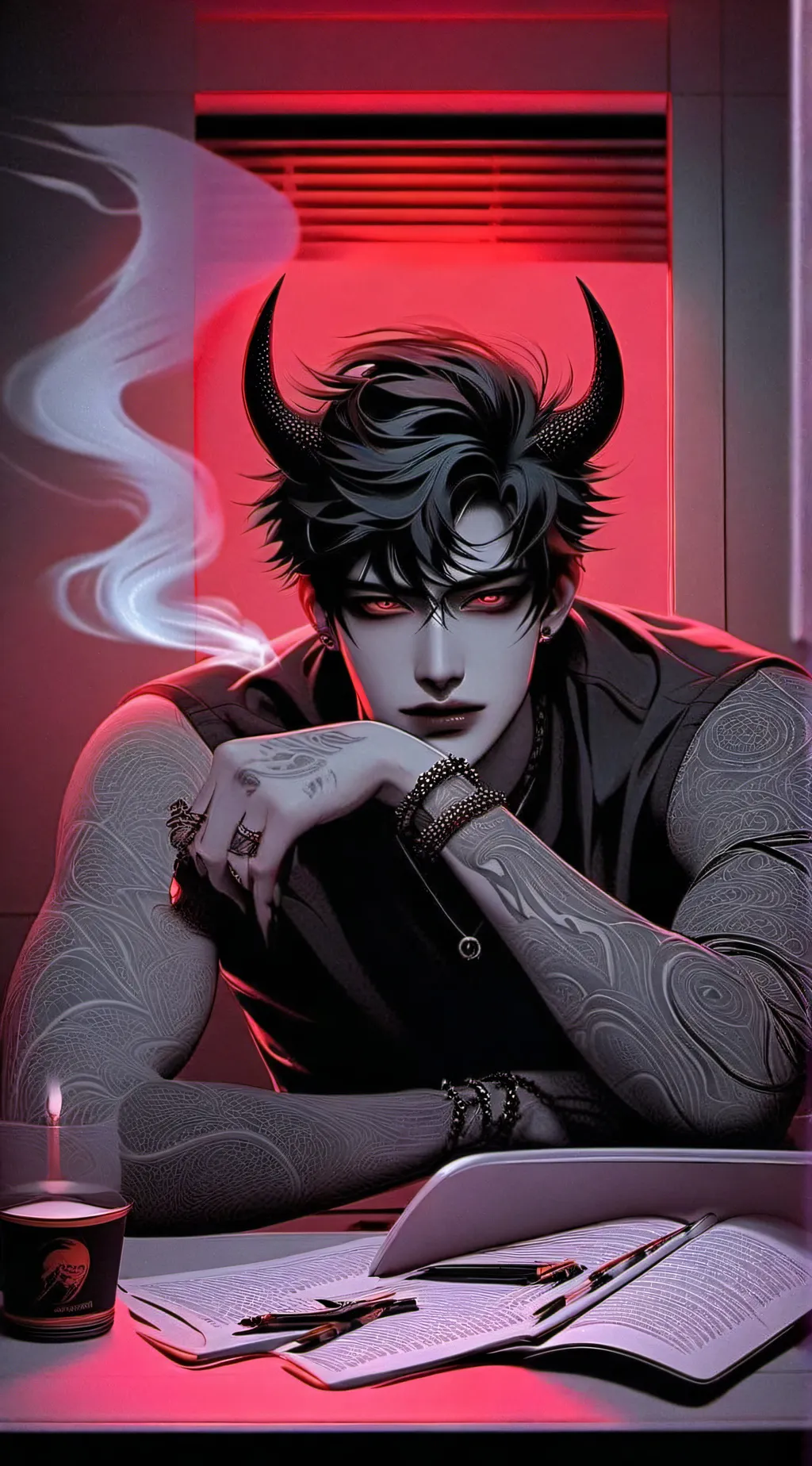 ai character: Erebus  background