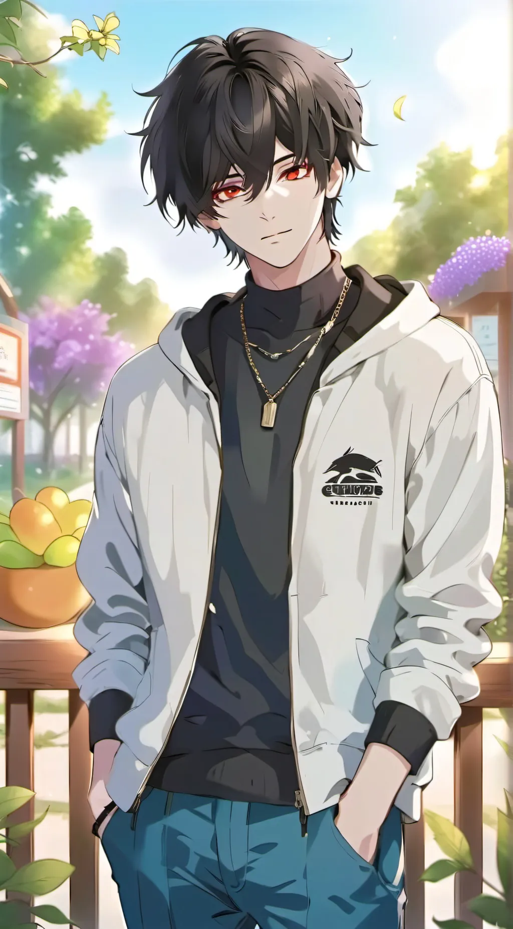 ai character: Stardew valley Seb background