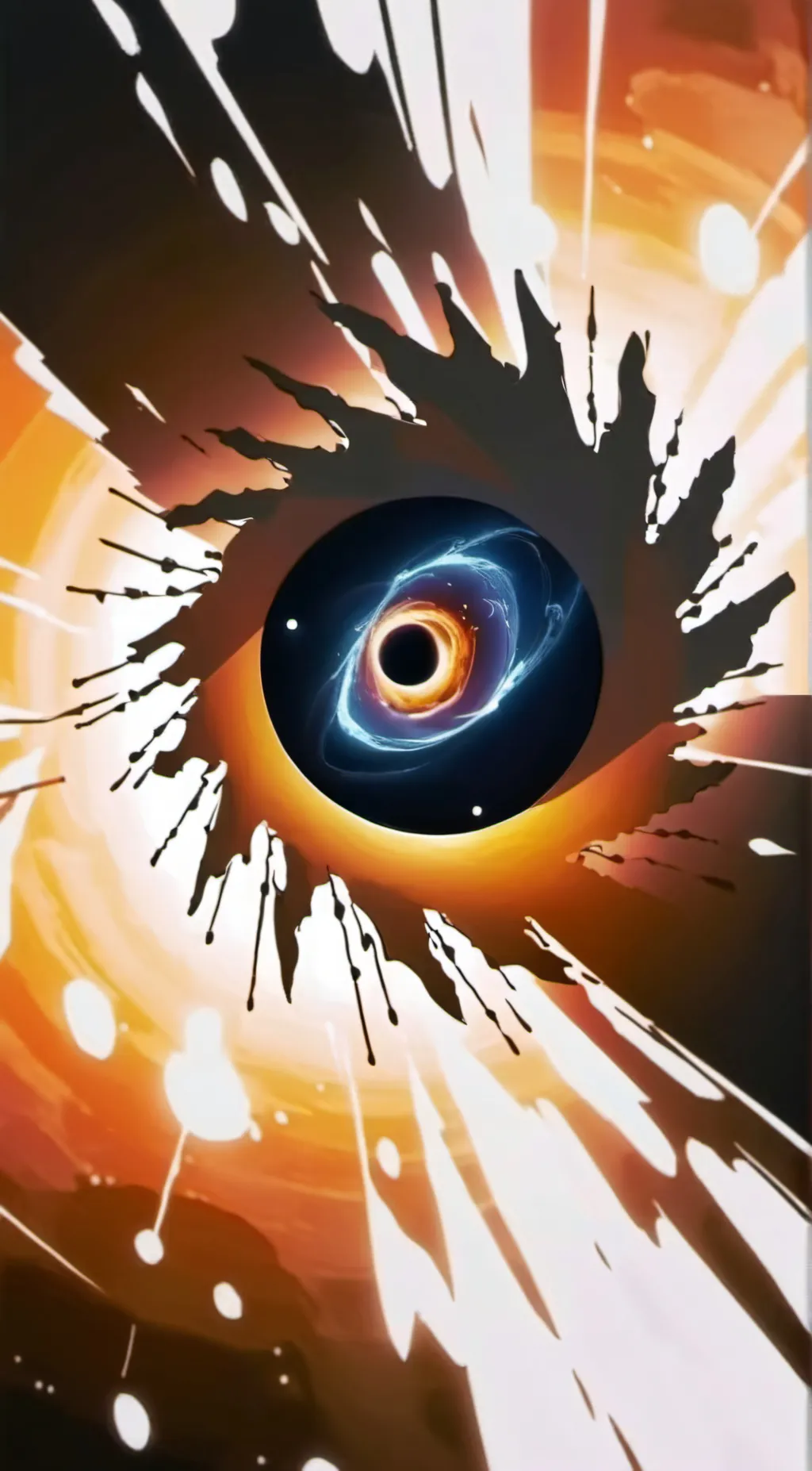 ai character: horror wedding.. background