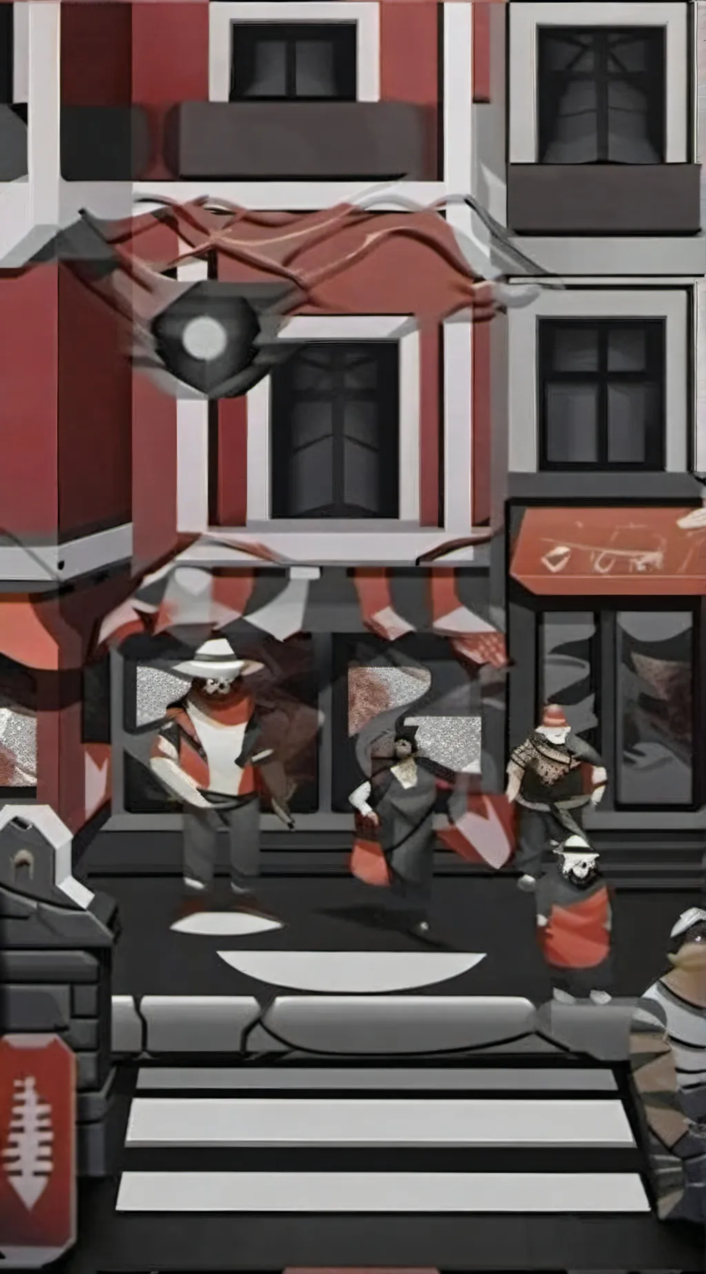 ai character: Red Velvet background